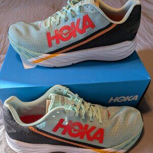 Hoka One Unisex Rocket X Running Carbon Sz Mens 12 / Womens 13